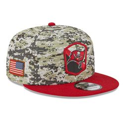 Tampa Bay Buccaneers New Era 2023 NFL Salute to Service 9FIFTY Snapback Adjustable Hat