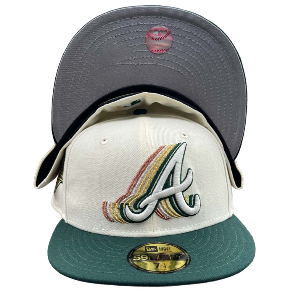 Atlanta Braves JD The Ghost Chrome Green Cascading Logo 1996 WS 