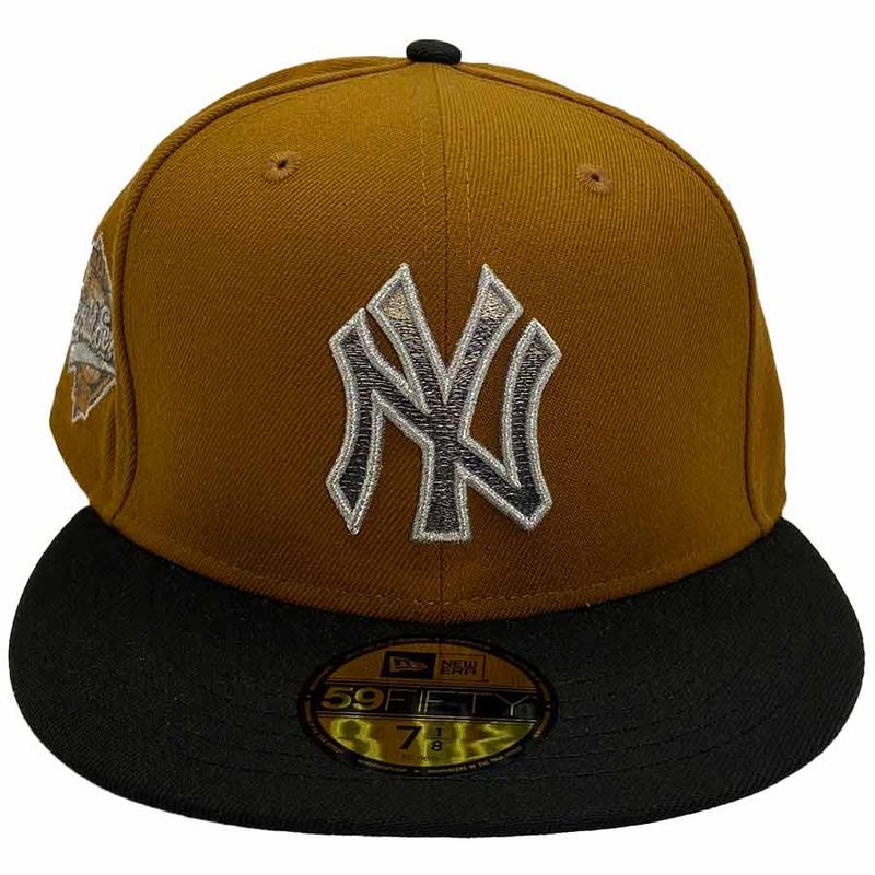 Official New Era New York Yankees MLB World Series Patch Dark Brown 59FIFTY  Fitted Cap