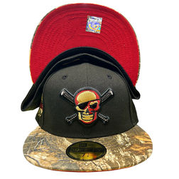 Bradenton Marauders Black Realtree Renzy Pack 2014 ASG Patch Red UV New Era 59FIFTY Fitted Hat