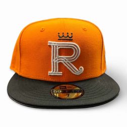 Kansas City Royals Orange Black Patch Gray UV 59FIFTY Fitted Hat