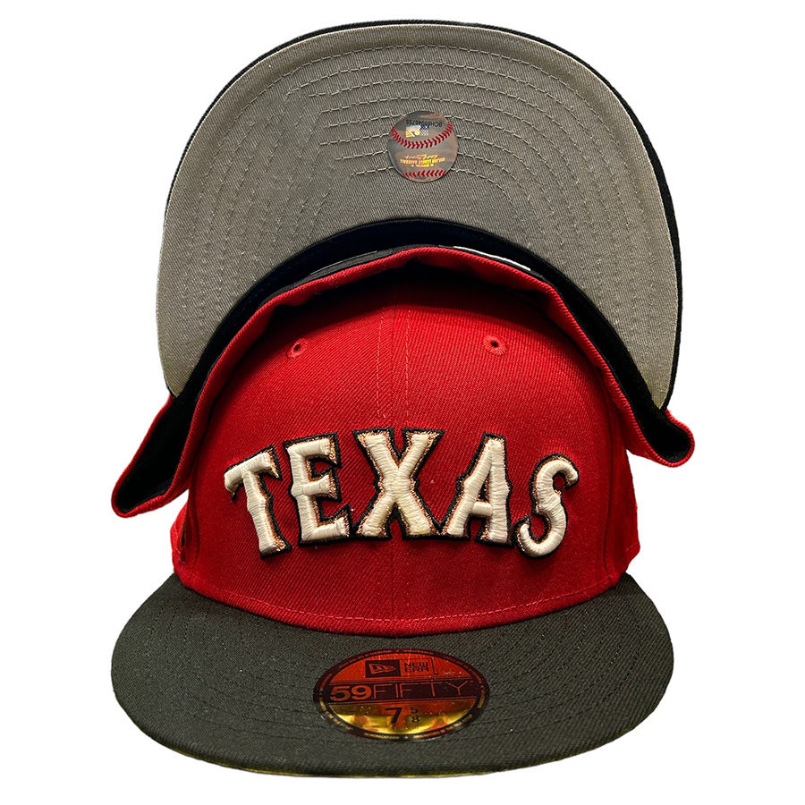 Black Texas Rangers Final Season 59fifty New Era Fitted Hat