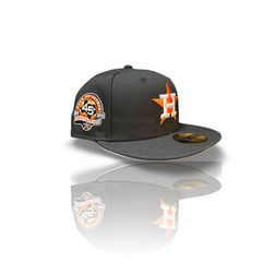 EXCLUSIVE NEW ERA 59FIFTY MLB HOUSTON ASTROS 35 YEARS BLACK CORD / WHEAT UV  FITTED CAP