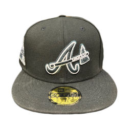 Atlanta Braves New Era Cooperstown Collection 150th Anniversary Chrome  59FIFTY Fitted Hat - White/Royal