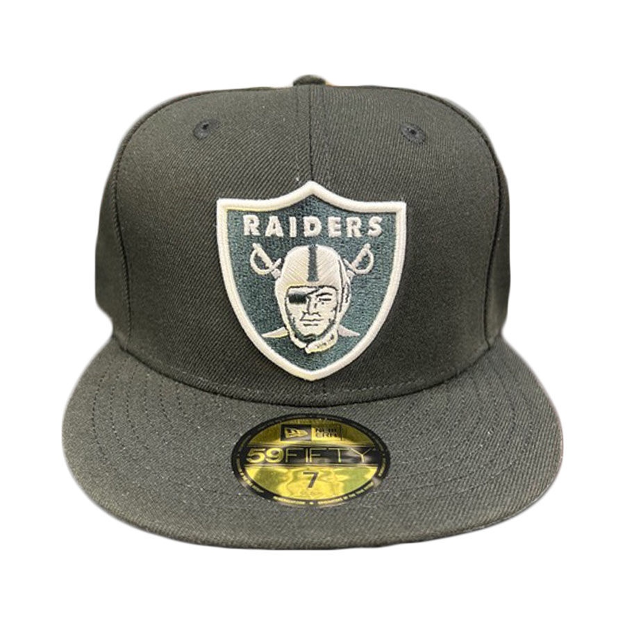 NEW ERA 59FIFTY NFL LAS VEGAS RAIDERS DARK GREEN / GREY UV FITTED CAP