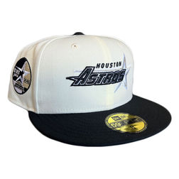 New Era Houston Astros 50th Anniversary Chrome Brick Two Tone Throwback  Edition 59Fifty Fitted Hat