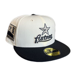 New Era Houston Astros 50th Anniversary Chrome Brick Two Tone Throwback  Edition 59Fifty Fitted Hat