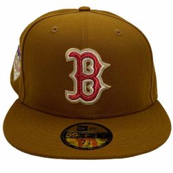 New Era 59Fifty Boston Red Sox 90th Anniversary Park Patch Logo