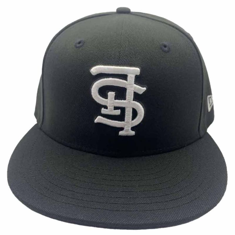 New Era 59FIFTY San Diego Padres Upside Down Logo Fitted Hat Black White