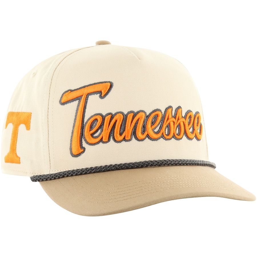 Tennessee Volunteers Cream Tan '47 Overhand Hitch Two-Toned Adjustable Hat