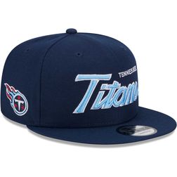 Tennessee Titans Navy Script New Era 9FIFTY Snapback Hat