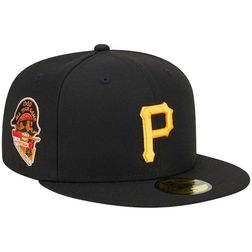 Pittsburgh Pirates 1974 All Star Game New Era 59Fifty Fitted Hat (Yellow  Black Grey Under Brim)