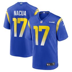 Los Angeles Rams Puka Nacua Royal Blue Nike Game Jersey