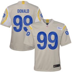 Youth Los Angeles Rams Aaron Donald Cream Game Jersey