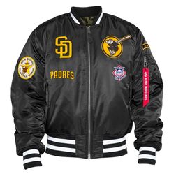 San Diego Padres All Star 1978 Brown Satin Jacket