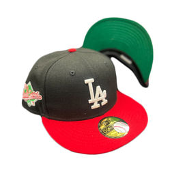 Los Angeles Dodgers New Era All Black With Mexican Flag Inside