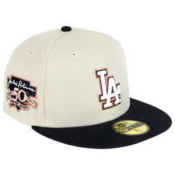 LOS ANGELES DODGERS 60TH ANNIVERSARY LIGHT BRONZE NAVY VISOR ICY