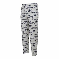 Dallas Cowboys White Concepts Sport Gauge Allover Print Knit Sleep Pajama Pants