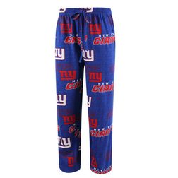 New York Giants Blue Concepts Sport Gauge Allover Print Knit Sleep Pajama Pants