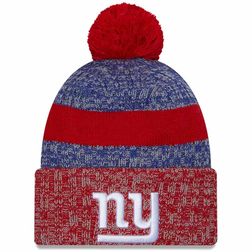 New York Giants Football Red & Blue RMC Pro Stripe Soft Fuzzy Socks