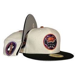Houston Astros Chrome Black Two Tone Celebrating 45 Years Patch Gray UV New Era 59FIFTY Fitted Hat