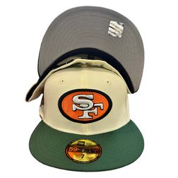 Men's New Era Cream/Scarlet San Francisco 49ers 2023 Sideline