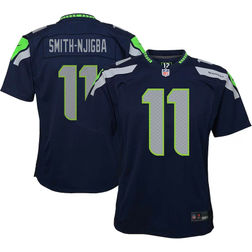 Men's Nike Jaxon Smith-Njigba Royal Seattle Seahawks Throwback Player Game Jersey