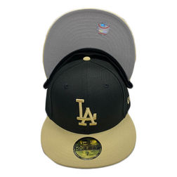 Dodgers Fitted New Era 59Fifty 50th Stadium Black Red Cap Hat Pink