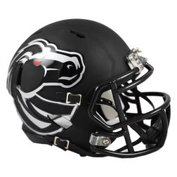 Boise State Broncos Matte Black Riddell Speed Mini Helmet