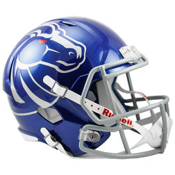 Boise State Broncos Blue Riddell Authentic Full Size Replica Speed Helmet