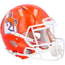 Boise State Broncos Orange Riddell Throwback Speed Authentic Helmet