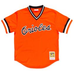 Baltimore Orioles Cal Ripken Jr Orange 1988 Mitchell & Ness Pullover Jersey