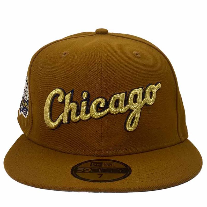 St. Louis Cardinals World Series Brown Two Time New Era Fitted Hat 7 7/8  Gold UV