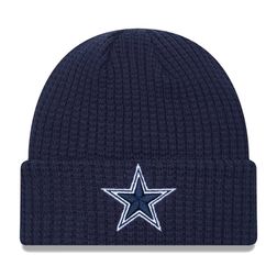 Dallas Cowboys Navy New Era Prime Cuffed Knit Beanie Hat