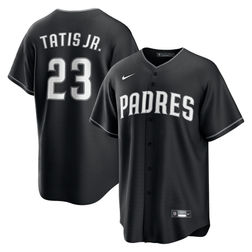 San Diego Padres Fernando Tatis Jr. Nike Black & White Jersey