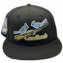 Headz n Threadz Sports Apparel Superstore and Customization. St. Louis  Cardinals Custom Lava Pink/Black New Era 5950 Snapback Cap hats, St. Louis  Cardinals Custom Lava Pink/Black New Era 5950 Snapback Cap Snapback