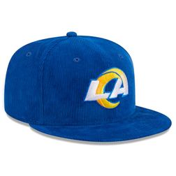 Los Angeles Rams Letterman Pin Corduroy 59FIFTY Fitted Hat