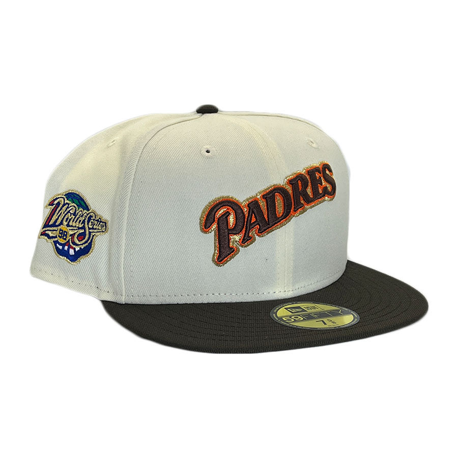 San Diego Padres Golden Script Pack 1998 WS Patch Gray UV New Era ...