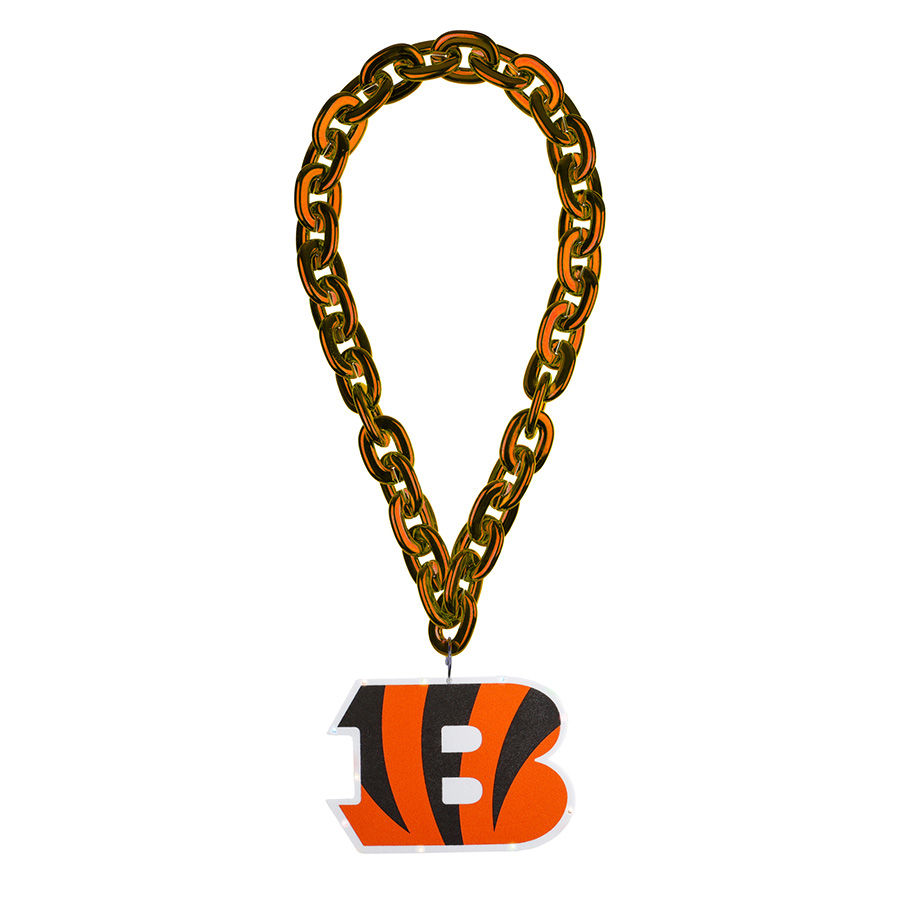 Cincinnati Bengals Fan Chain 3D Light Up Foam Necklace