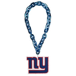 New York Giants Fan Chain 3D Light Up Foam Necklace