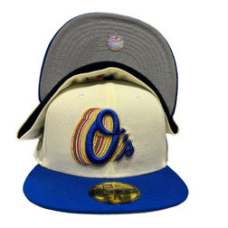 Baltimore Orioles Chrome Two Tone KTS Part 2 20th Anniversary Patch Gray UV New Era 59FIFTY Fitted Hat