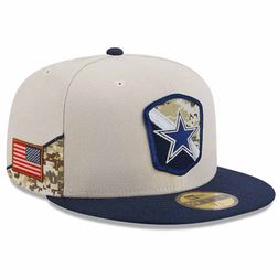 Dallas Cowboys 2023 Salute to Service NFL 59FIFTY New Era Fitted Hat