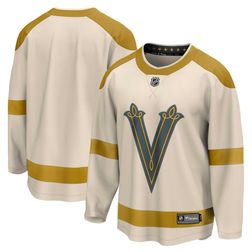 Vegas Golden Knights Cream 2024 NHL Winter Classic Breakaway Player Jersey