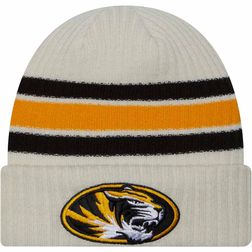 Missouri Tigers New Era Vintage Cuffed Knit Beanie Hat