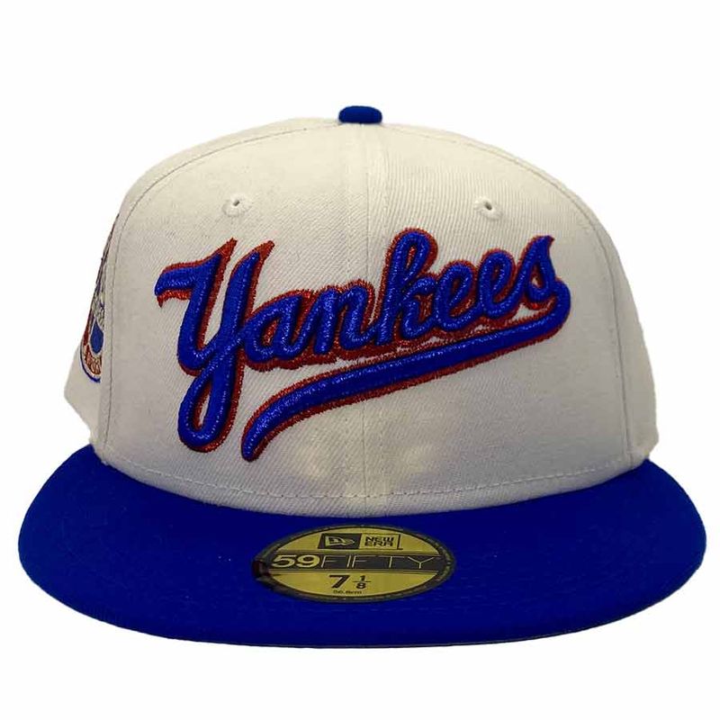 New Era New York Yankees Men's Hat MLB Baseball BLC Original White/Blue #762