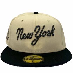 New York Mets Chrome and Black NY vs Boston Pack Shea Stadium Patch Gray UV New Era 59Fifty Fitted Hat