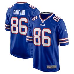 Buffalo Bills Dalton Kincaid Royal Blue Nike Game Jersey