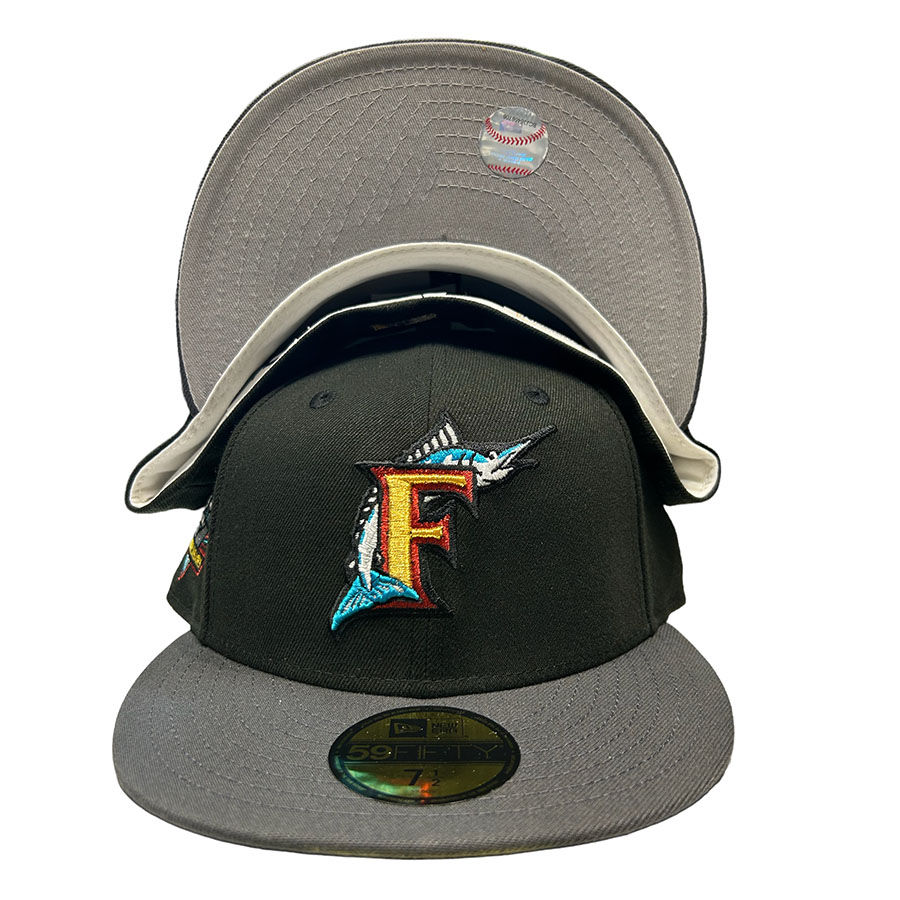 【最短即日】new era florida marlins 10th anv patch キャップ