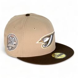 Toronto Blue Jays Camel Brown 30th Patch Gray UV 59FIFTY Fitted Hat