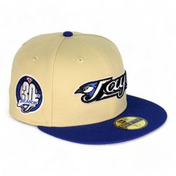 Toronto Blue Jays Vegas Gold Royal 30th Patch Gray UV 59FIFTY Fitted Hat